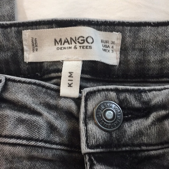 MANGO KIM DENIM DYE SEXY TRENDY HOLLOW OUT JEANS 4 - Picture 11 of 15